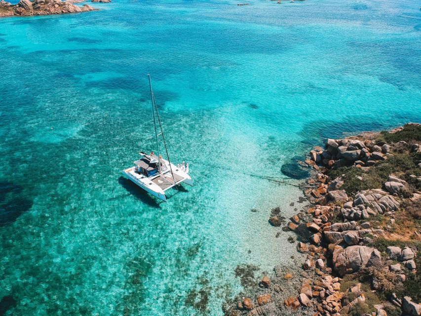 From Palau: La Maddalena Full-Day Archipelago Catamaran Tour - How weather changes the experience