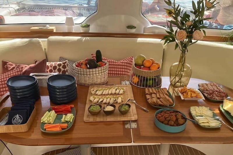 From Palma: Luxury Catamaran Group Tour with Tapas & Drinks - Leaving La Lonja Marina for the Bay of Palma