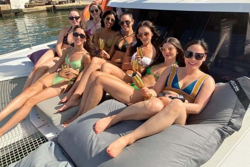 From Palma: Luxury Catamaran Group Tour with Tapas & Drinks - Four hours of coast, swimming, and open space