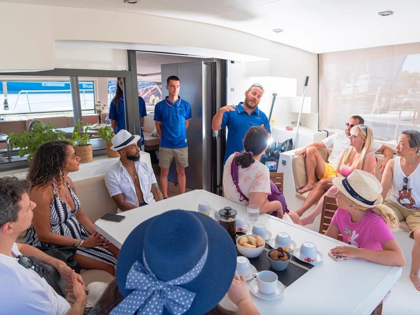 From Panormo: Private Sailing Catamaran Cruise with Lunch - The return sail and the rhythm of a full day