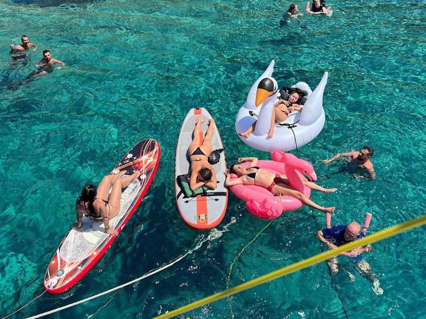 From Panormo: Private Sailing Catamaran Cruise with Lunch - The 100-minute sail toward Bali Village Bay