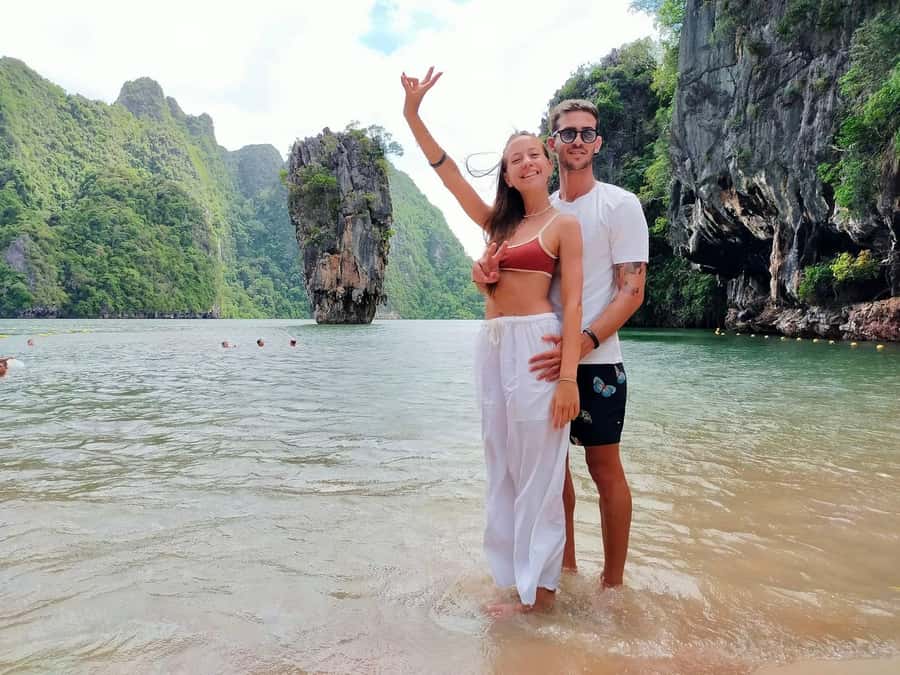 From Phuket: Phang Nga Bay Catamaran Adventure Tour - James Bond Island and Khao Phing Kan