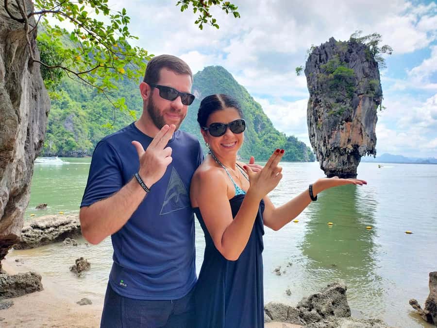 From Phuket: Phang Nga Bay Catamaran Adventure Tour - Naka Island closes the day