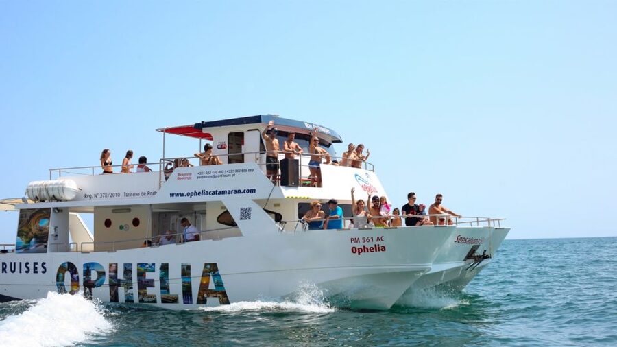 From Portimão: Catamaran Cruise to Benagil Caves with BBQ - Key points at a glance