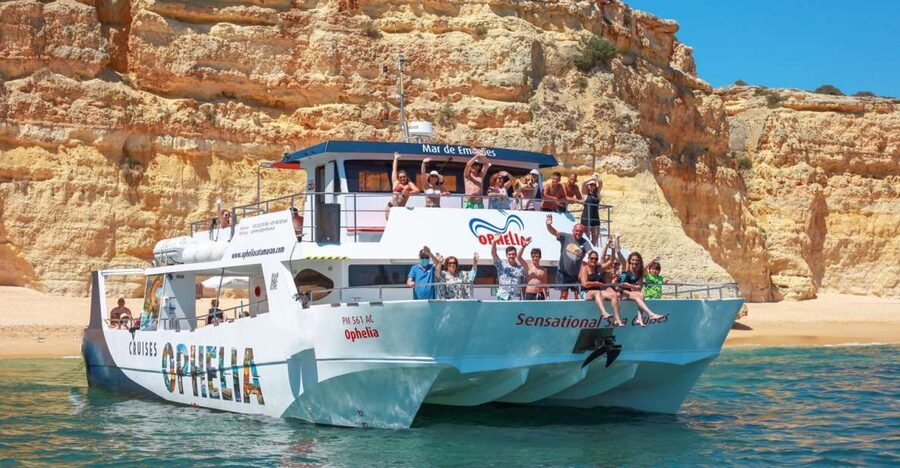 From Portimão: Catamaran Cruise to Benagil Caves with BBQ - What this Portimão cruise is really like