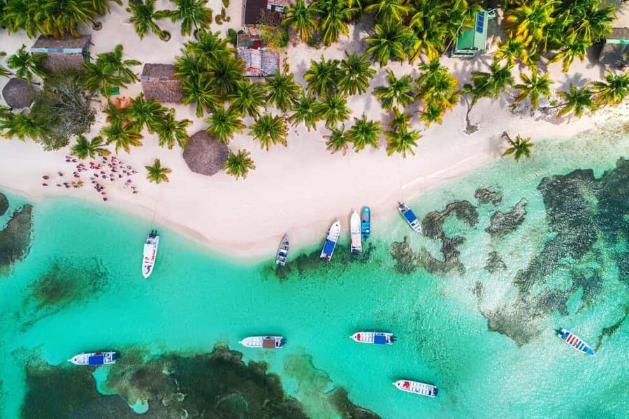 From Punta Cana: Catamaran Tour to Saona Island with Open Bar and Buffet - Leaving Punta Cana for Bayahibe