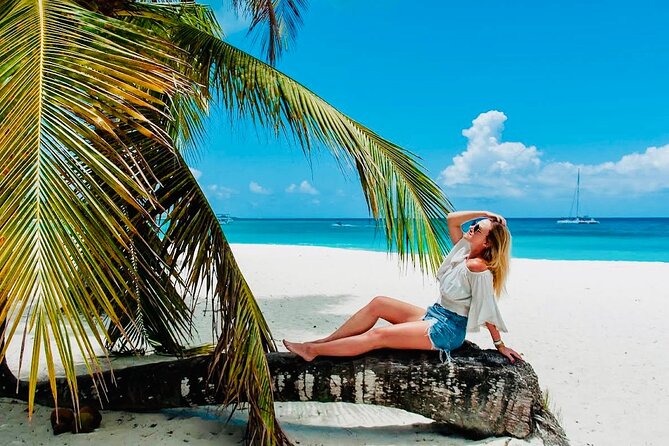 From Punta Cana: Saona Island Full Day For Small Group Catamaran - Speedboat ride to the natural pool