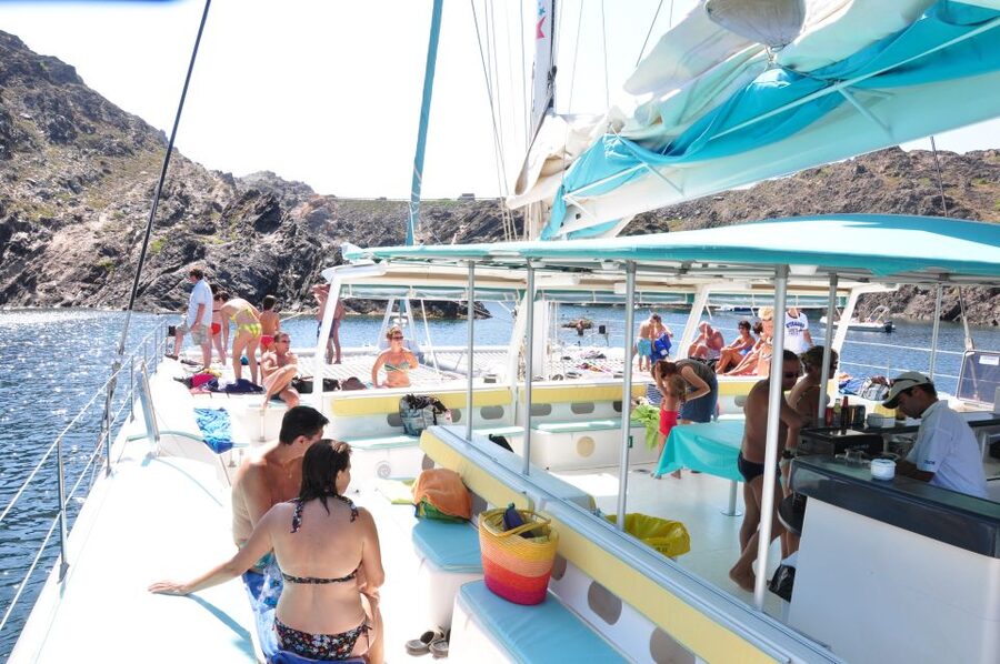 From Roses: Catamaran Cruise to Cap de Creus - Swimming and snorkeling in clear water