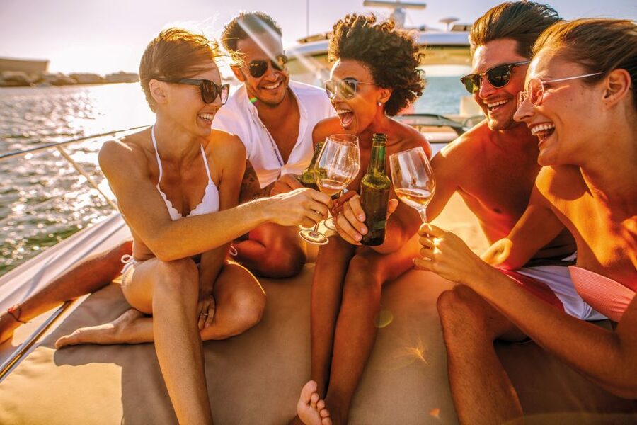 From Vilamoura: Sunset Catamaran Experience - Caves, rock formations, and the changing route