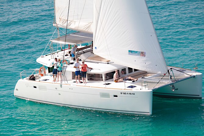 Fuerteventura: Small-Group Magic Deluxe Catamaran Cruise - A 15-meter catamaran from Morro Jable