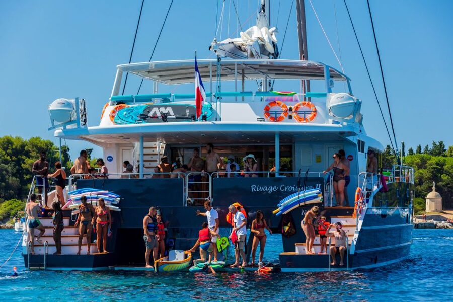 Full-Day Catamaran Cruise Departing from Cannes - Setting out from Cannes’ old port