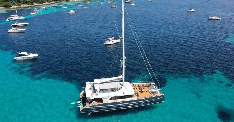 Full-Day Catamaran Cruise Departing from Cannes - Pointe Croisette and the Lérins Islands