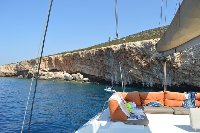 Full Day Catamaran Cruise in Paros - Tripiti sea cave, the most important scheduled stop