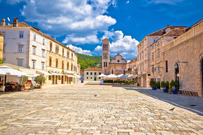 Full-Day Catamaran Cruise to Hvar & Pakleni Islands with Food and free Drinks - Food, drinks, and what the price covers