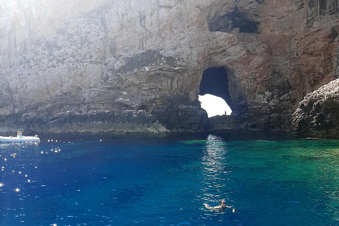 Full day catamaran tour in Alghero - Capo Galera provides the first swim
