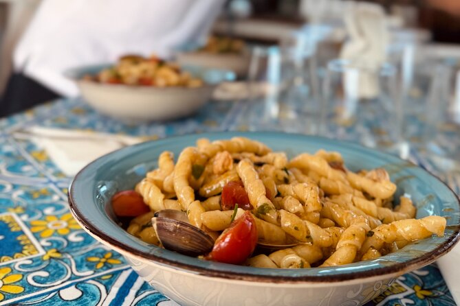 Full-day catamaran tour in Palermo: boat experience with lunch - Food, Drinks, and the Rhythm On Board