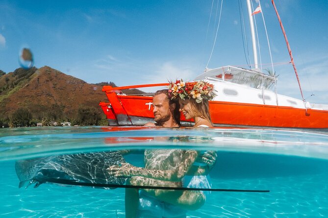 Full Day Tour : Moorea Snorkeling & Sunset Cruise on a Catamaran named Taboo - Key points about the Taboo catamaran tour