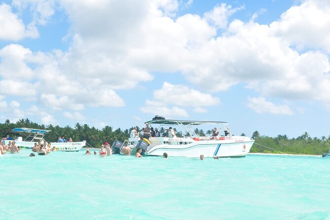 Full Day Tour to Saona Island by Catamaran from Cabeza de toro - The natural pool at Playa Palmilla