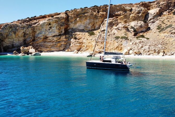 Full Day Yacht Tour in Catamaran Naxos Greece - Lunch, snacks, and the best part of the day