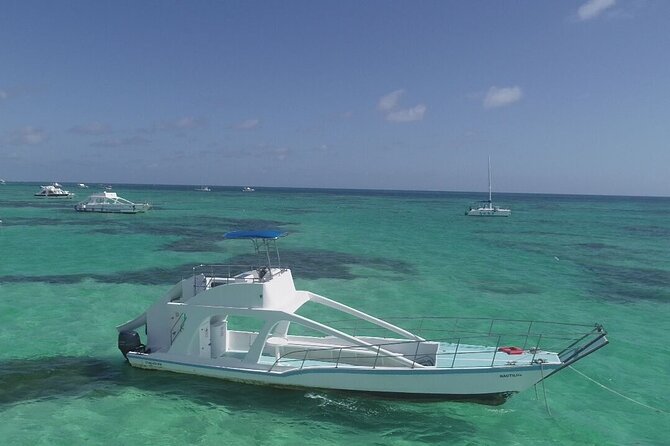 GlassBottom Catamaran with Slide - Snorkeling near coral reef areas