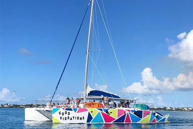 Good Vibration Catamaran Sail Swim Snorkel - The Anchorage: Swim, Snorkel, or Take It Easy