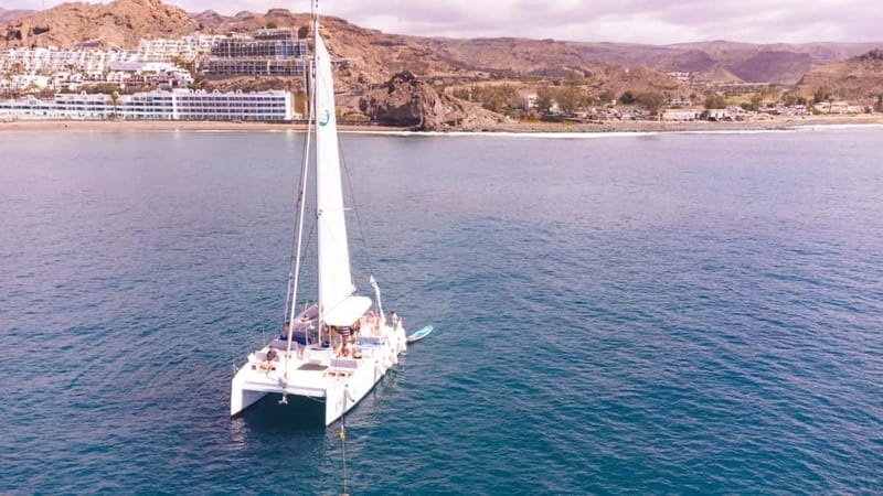 Gran Canaria: Catamaran Tour with Lunch on Pristine Beaches - Setting Sail From Puerto de Mogán