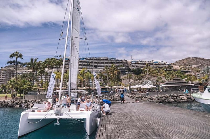 Gran Canaria: Catamaran Tour with Lunch on Pristine Beaches - Playa de Veneguera and the First Swim