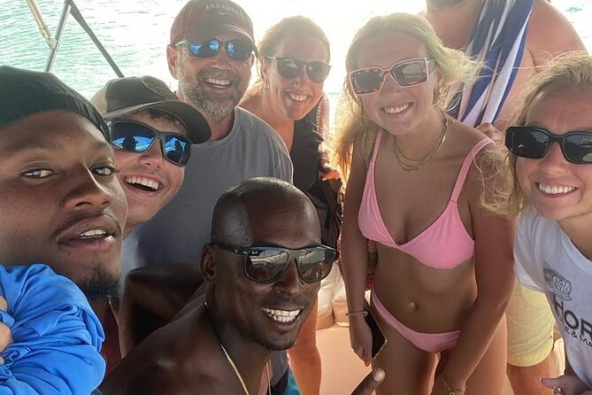 Group Catamaran 4 hr tour coral reef fun Iguana island adventure! - The catamaran becomes part of the fun