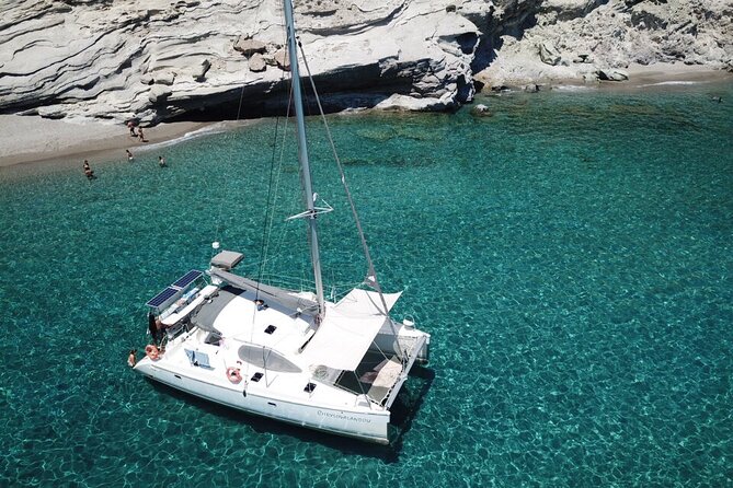Half day Catamaran Morning Cruise in Kleftiko - Kalogries Beach for the first swim