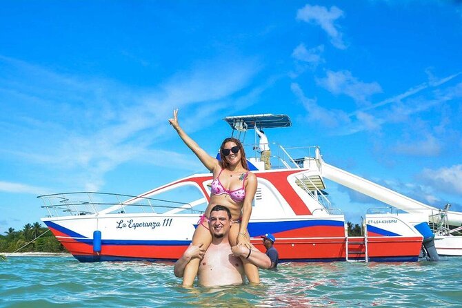 Half-day Private Catamaran Trip with Snorkeling - Crew service, with Orlando often at the center