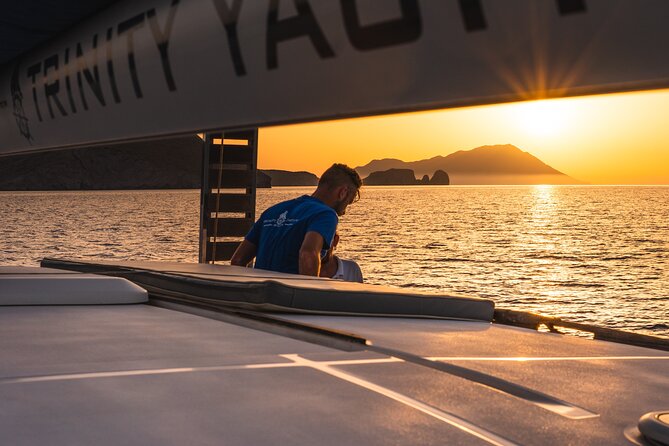 Half-Day Sunset Cruise Catamaran to Kleftiko with Lunch - A Greek lunch with drinks and sunset mojitos