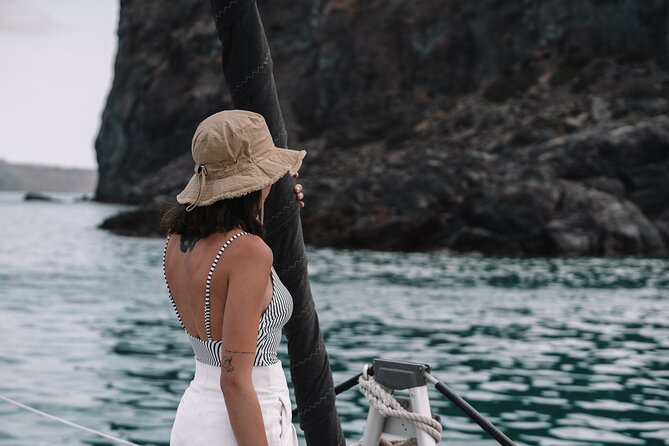 Half-Day Tailor-made Private Catamaran Cruise in Santorini - Food, crew, and the feel of the day