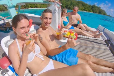 Half Day Tour : Moorea Snorkeling & Sailing on a Catamaran named Taboo