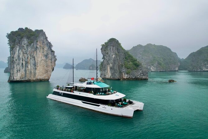 Halong Catamaran Cruise - Halong Bay Lan Ha Luxury Day Trip - Meeting at Tuan Chau Harbor