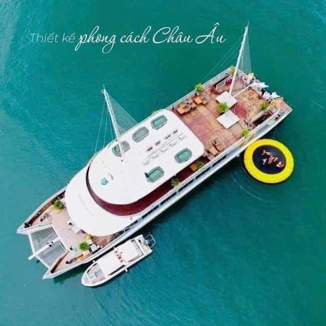 Hanoi/Ha Long: Ha Long Bay Luxury Day Cruise by Catamaran - Titop Island and the Viewpoint Climb
