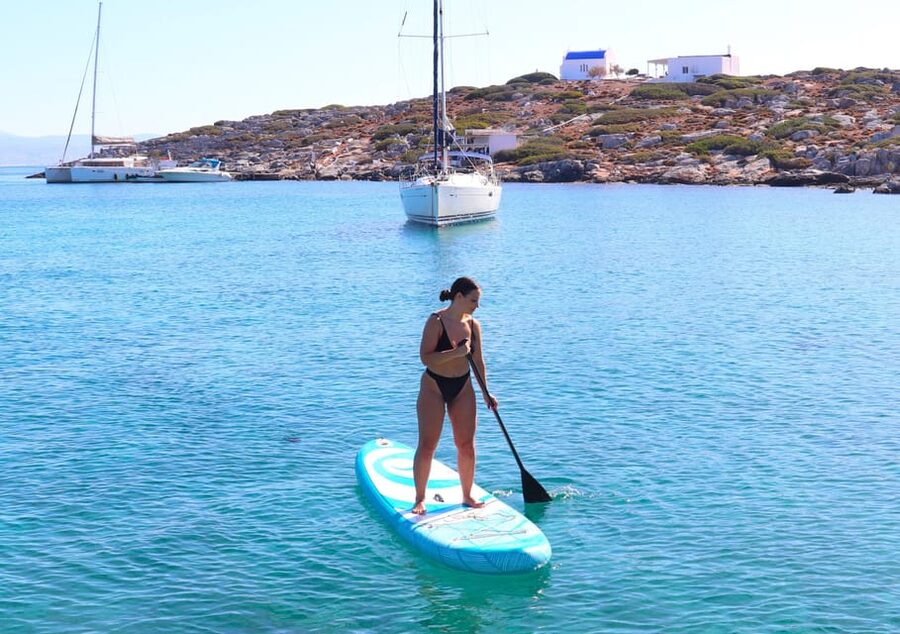 Heraklion: Dia Island Luxury Catamaran Cruise with Meal - Morning calm or afternoon sunset