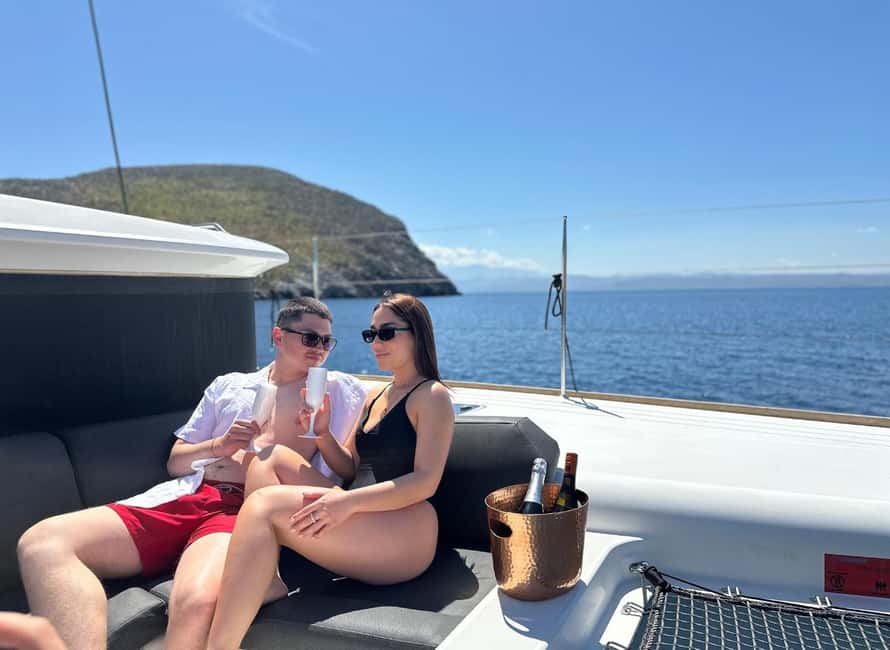Heraklion Luxury Sailing Catamaran Dia Island | Gourmet Menu - A gourmet lunch that earns its place