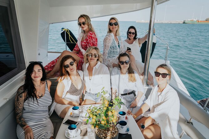 Heraklion Private Sailing Catamaran Cruise to Dia with Lunch - The crew and the feel of a private charter