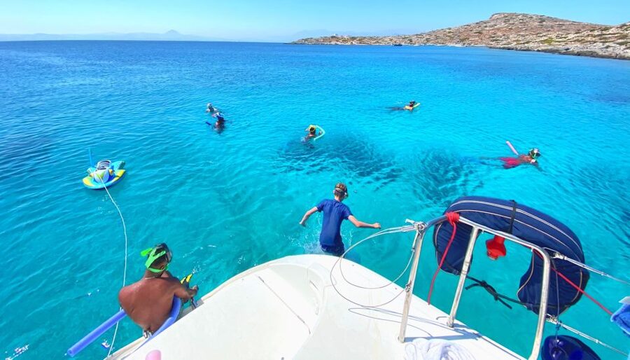 Hersonissos: Dia Catamaran Cruise with Lunch & Drinks - What to bring and what to arrange early