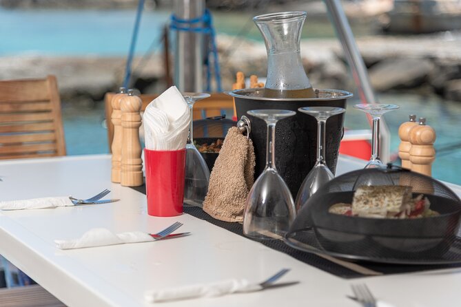 Hersonissos: Luxury Sunset Catamaran Cruise Sushi & Open Bar - The sunset is worth planning around