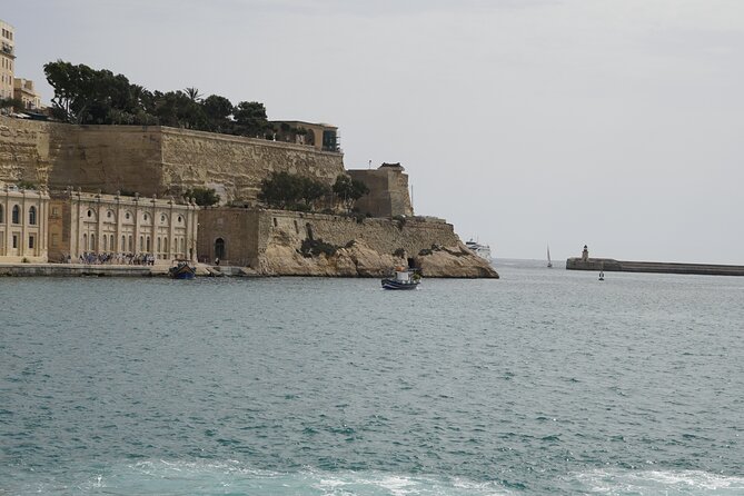 Highspeed Catamaran Crossing Between Malta and Gozo - Arriving at Mgarr Harbour on Gozo