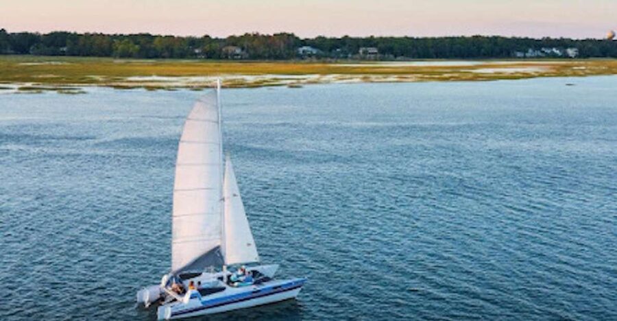 Hilton Head: Private Dolphin Day or Sunset Catamaran Sail - Finding the catamaran at Harbour Town