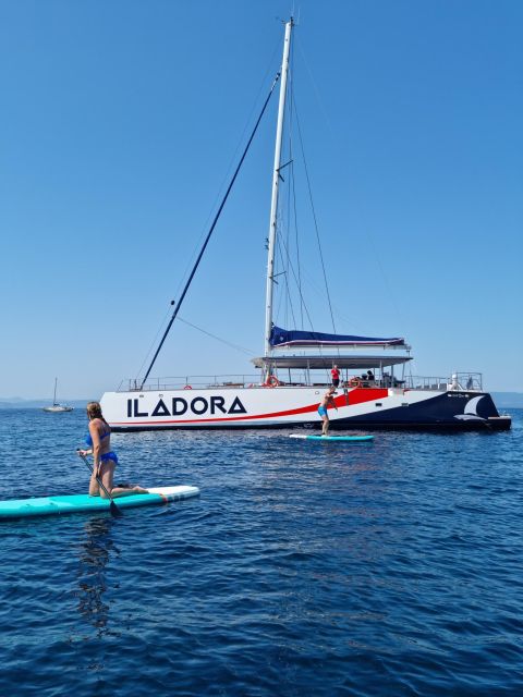 Hyères : Sunset Catamaran Cruise to Giens Peninsula - Drinks, paddleboards, and the practical value
