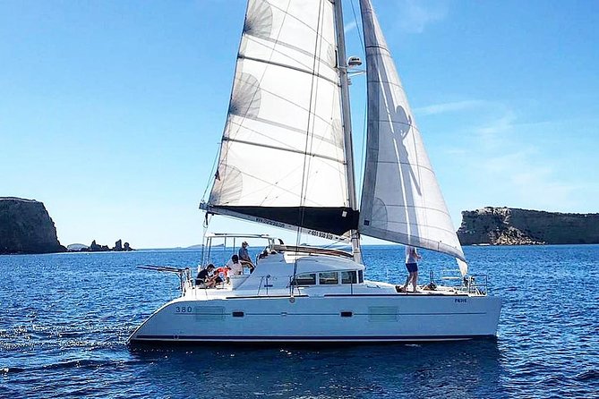 Ibiza Beach Hopping by Catamaran - Platja des Jondal, your first proper swim
