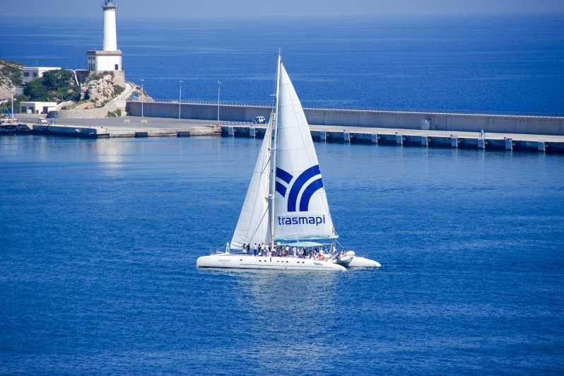 Ibiza: Catamaran Cruise to Formentera with Meal and Drinks - Two Hours at Playa de Ses Illetes