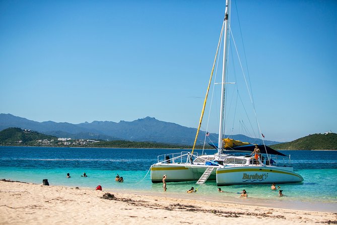 Icacos Deserted Island Catamaran, Snorkel, and Picnic Cruise - Swimming and beach time at Cayo Icacos