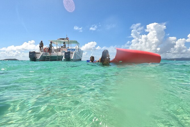 Icacos Double Dip Power Catamaran Snorkel & Beach Tour - The first dip: coral reefs and tropical fish