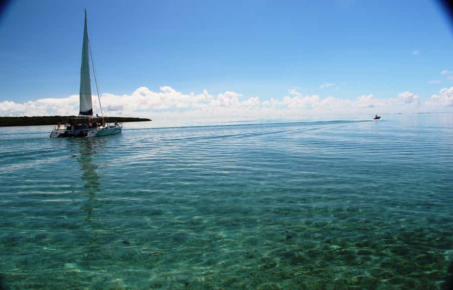 Ile aux Cerfs: The very best day by catamaran. - Barbecue lunch with drinks on the catamaran