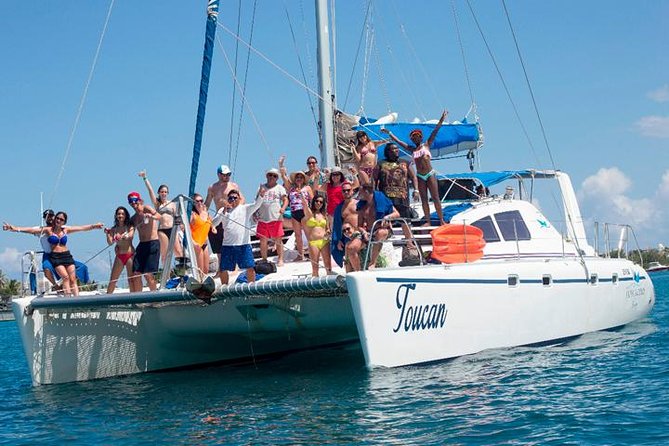 Isla Mujeres Catamaran Adventure All Inclusive from Cancun - Lunch, open bar, and the beach club