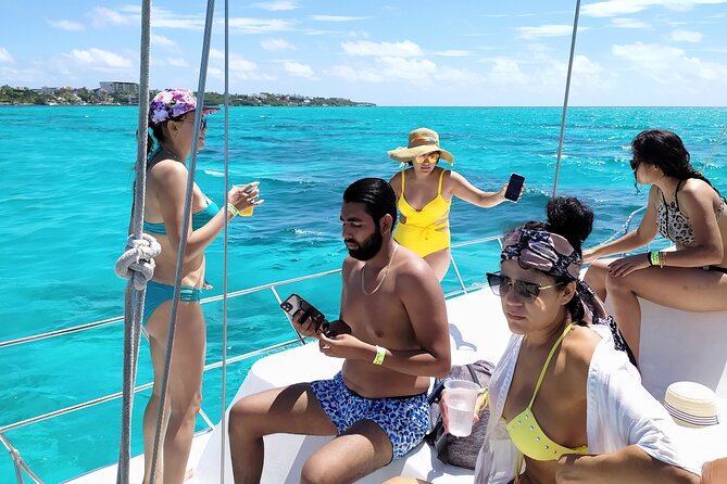 Isla Mujeres Catamaran Tour with Snorkeling at MUSA, Buffet Lunch & Open Bar - MUSA: statues beneath the surface
